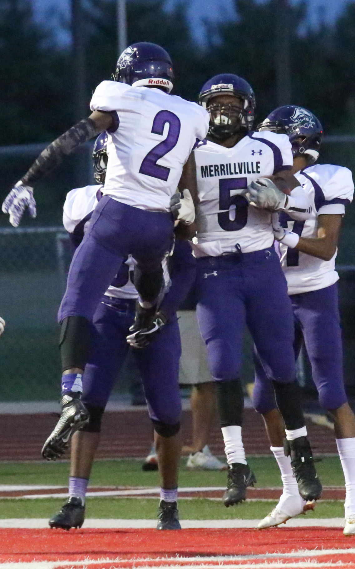 Prep football - Merrillville at Crown Point